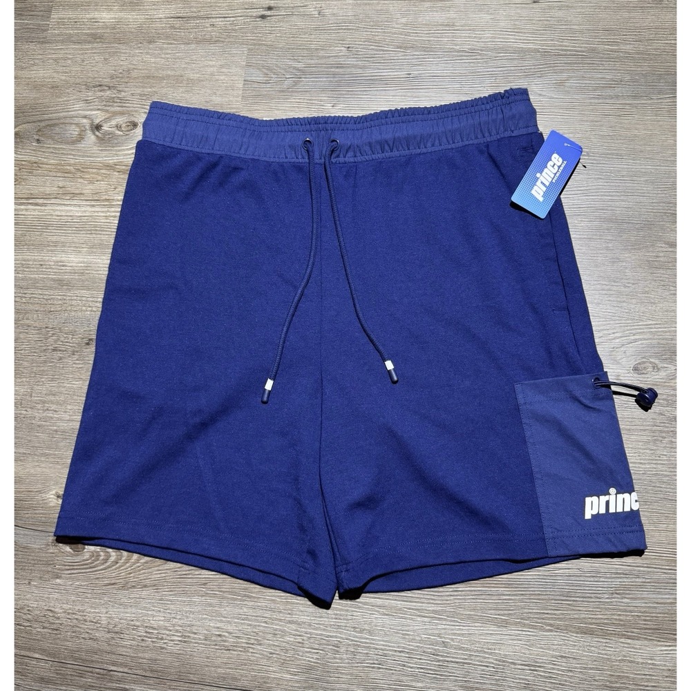 Prince Pickleball Men's Athletic Shorts Navy Blue Size Medium NWT